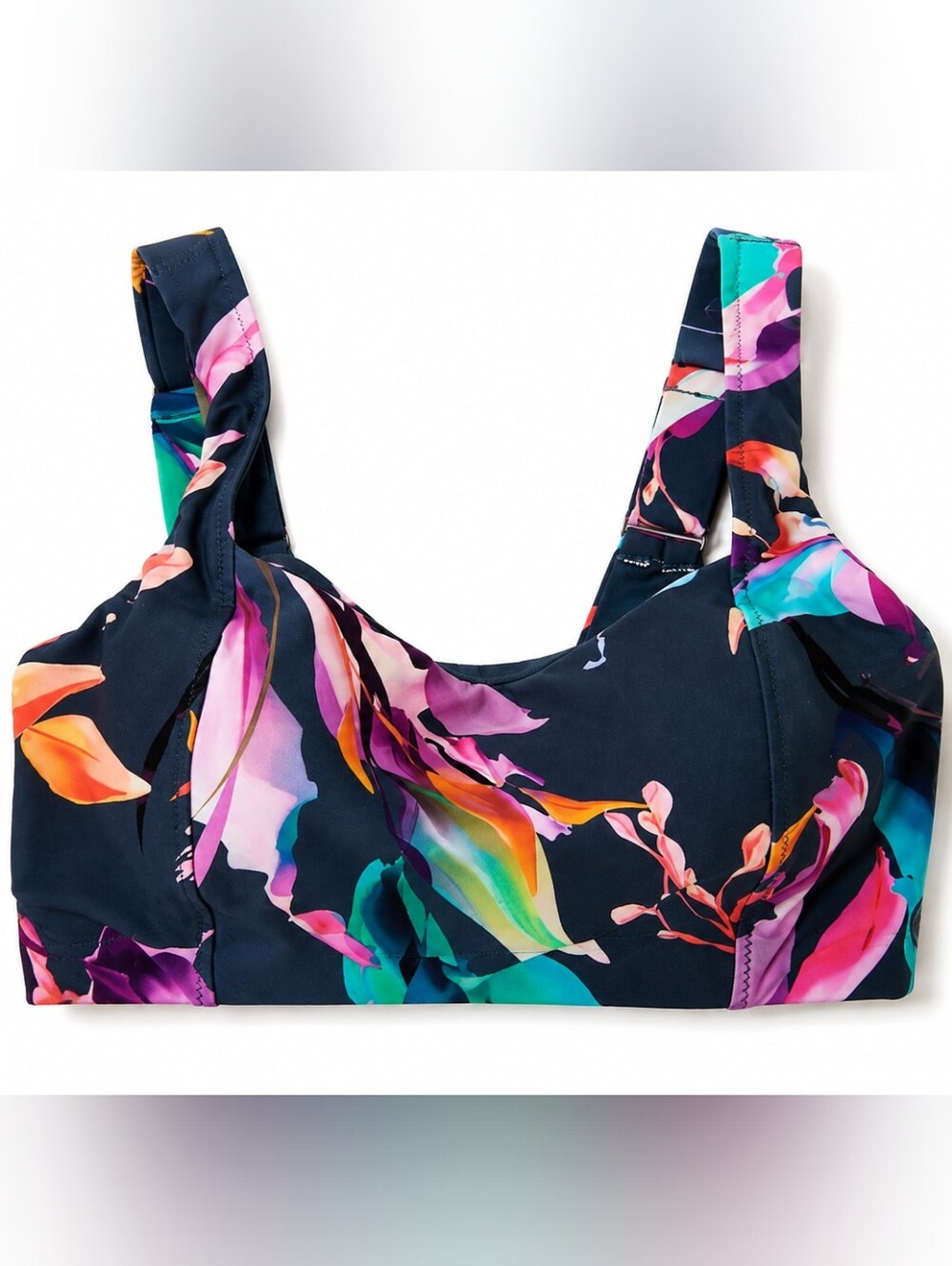 CALIA High Support Floral Sports Bra Swim Top Size XS